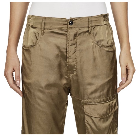 NWT G-Star Women’s Boxxa 3D Mid Waist Army Green Boyfriend Cargo Pants Sz 23/30 - Picture 3 of 16